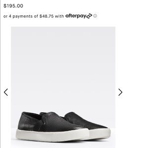 Vince Camuto perforated leather Blair sneaker